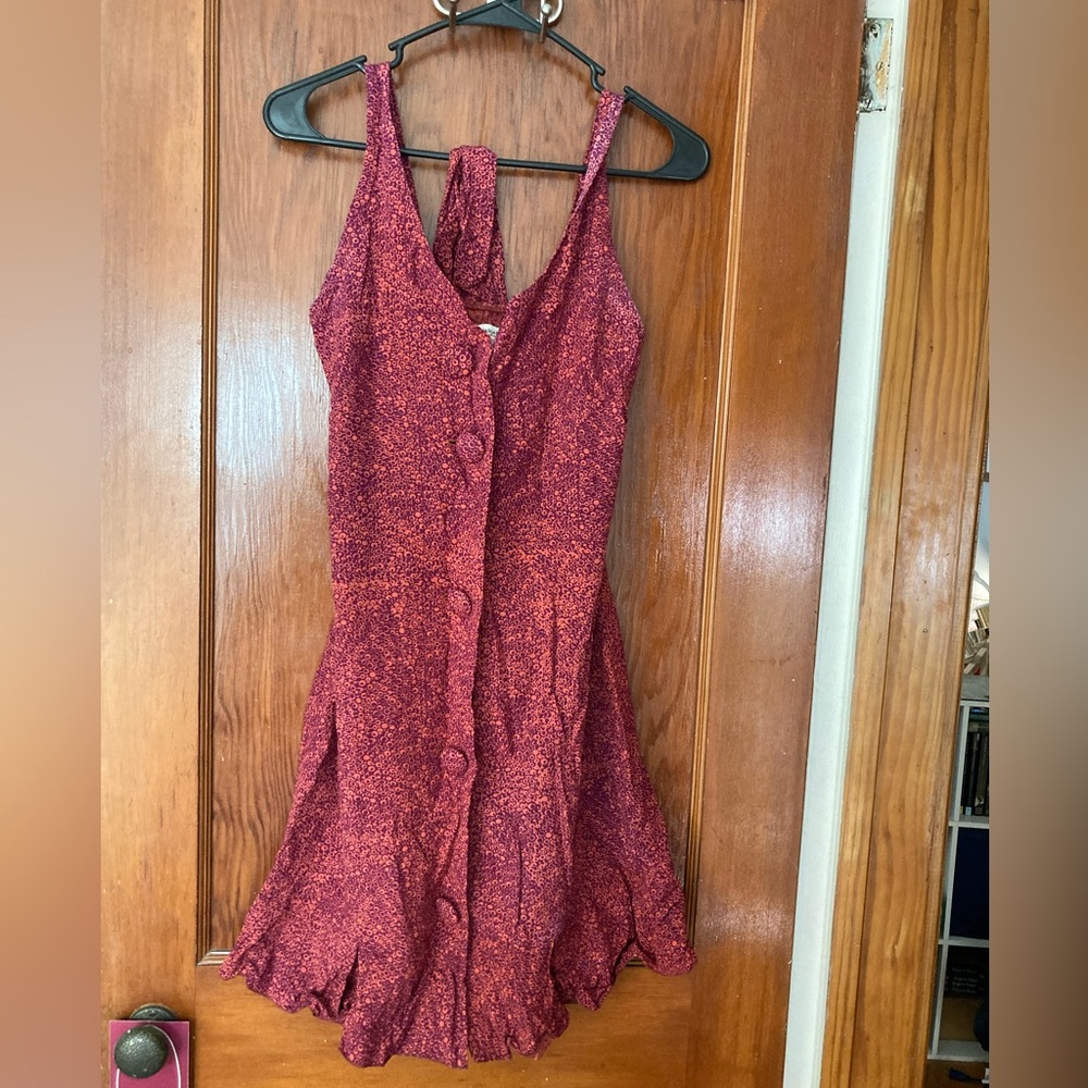 Button Up Pink Patterned Dress - Valija Gitana Dress ❤️💕❤️💕